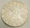 50 Schilling Österreich 1970 Universität Innsbruck Silber 900 20g 3,4cm