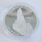 Preview: Medaille DDR versilbert Ø3,5cm Thomas Kirche Leipzig 1984