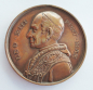 Preview: Alte Medaille Kupfer Papst Leo XIII Apostel Pietro e Paolo Rom Ø3,8cm
