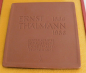 Preview: Seltene Plakette Ernst Thälmann 1996 Meissen Böttger Porzellan I. Wahl 10x10cm