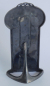 Preview: Seltenes Jugendstil Thermometer von WMF Relief Weinlaub Fuchs Tischaufsteller
