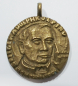 Preview: Alte Bronze Medaille Anhänger Adolph Kolping Seligsprechung 1991 Ø3cm
