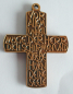 Preview: Kleines Bronze Kreuz Vor allem Unheil 4x3cm #1