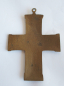 Preview: Bronze Kreuz mit Taube Entwurf Max Faller 9,2x6,5cm #11