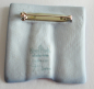 Preview: Porzellanbrosche Rosenthal blau Design van Loon 4,7x4,5cm