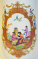 Preview: Dekorative Vase AK Kaiser Chinois 17,5cm romantische chinesische Szenen (N)