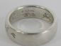 Preview: Der eine Ring aus Herr der Ringe Silber 925 Gr. ca. 52-53