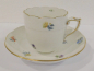 Preview: Mokkatasse Espressotasse mit Untertasse Herend 709 MF Mille Fleurs Streublümchen #b