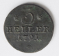 Preview: Uralte Münze 3 Heller 1791 Hessen Kassel 2,5cm