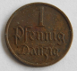 Preview: Alte Münze 1 Pfennig Danzig 1937 1,7cm