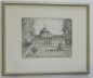 Preview: Original Radierung Wiesbaden Kurhaus signiert G63 31,7x25,7 / 18,4x14cm