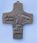 Preview: Bronze Kreuz Jesus Liebe ist unser Schatz Butzon & Bercker 10,2x8,5cm