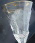 Preview: Kleines edles Weinglas Moser Paula Rose Gold Portwein 21cm