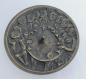 Preview: Bronze Leuchter Relief Abendmahl Egino Weinert Ø13,7cm