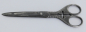 Preview: Alte Schere Kreuzschere Klosterschere Solingen 18cm
