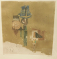 Preview: Original Radierung von Johnny Friedlaender 86/135 signiert - KEIN Versand ! -