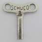 Preview: Alter Schlüssel Schuco 2 für Blechspielzeug Auto Motorrad Bus ? ca. 2,9x2,9cm