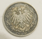 Preview: 1/2 Mark Deutsches Reich 1905 A Silber 900 2,7g Ø2cm