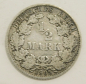 Preview: 1/2 Mark Deutsches Reich 1905 D Silber 900 2,7g Ø2cm