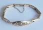 Preview: Jugendstil Armband Kollmar & Jourdan Double 3 kleine Steinchen 18cm