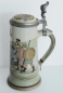 Preview: Alter Krug Villeroy & Boch Mettlach Marzi & Remy 1613 Römer Germanen Spruch Wein Bier 1/2L