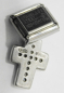 Preview: Original Nomination Modul 9mm mit Dangle Kreuz Silber 925 Zirkonia