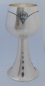 Preview: Seltener WMF Jugendstil Pokal Kelch versilbert 16cm