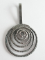 Preview: Stylischer Anhänger Kreise Silber 925 Otto Hahn Bielefeld Ø3cm L5cm 9,2g