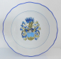 Preview: Wappenteller Meissen Wappen Bautzen Oberlausitz Teller Knaufzeit 2.Wahl Ø24,2cm