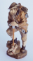 Preview: Holzfigur Bergsteiger mit Ausrüstung farbig gefasst Holzschnitzerei Tirol 14,5cm