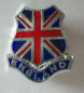Preview: Alte seltene Nadel Abzeichen England Email