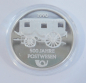 Preview: Medaille DDR versilbert Ø3,5cm 500 Jahre Deutsches Postwesen 1990