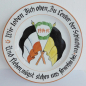 Preview: Andenken Teller Reservistika WK I 1914 15 Lenker der Schlachten Handmalerei 24cm