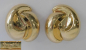 Preview: Große Vintage Ohrclips Henkel & Grosse goldfarben 3x2,8cm