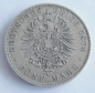 Preview: 5 Mark Deutsches Reich Bayern 1874 D Ludwig II Silber 900 27,5 g Ø3,8cm