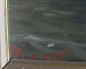 Preview: Altes Ölgemälde Hamburg Hafen Schiffe Segelschiff Dampfer sign. Bayer