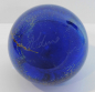 Preview: Glas Briefbeschwerer paperweight signiert Mdina Blue Summer blau-gelb 8cm