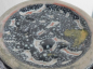 Preview: Große ausgefallene Keramikvase fat lava abstrakt Augen Istvan Erdelyi ? 31,5cm