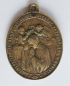 Preview: Bronze Medaille Pilgermedaille Bruderschaft Congregatio Mariana / S. Aloysi
