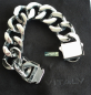 Preview: Breites Armband Vitaly Integer Edelstahl Panzerarmband 16,5cm