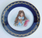 Preview: Teller Louis XIV Ludwig kobalt gold Charles Martin Limoges - Rabe Bremen