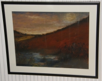 Pastellzeichnung Ghouns 78,5x64,5 #676 -KEIN VERSAND-