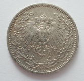 1/2 Mark Deutsches Reich 1906 F Silber 900 2,77g Ø2cm