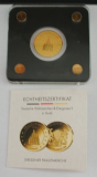 1/500 Unze Gold 999 - Dresdner Frauenkirche - 3000 Francs Tschad