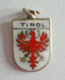 Tirol Wappen Anhänger für Bettelarmband Silber 800 Andenken