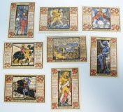 8x Notgeld 50 Pfennig 1921 Altenburg in Thüringen