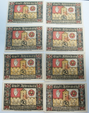 8x Notgeld 50 Pfennig 1921 Altenburg in Thüringen