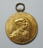 Ehrenmedaille Österreich Kaiser Franz Joseph I. 40 Jahre Treue Dienste Ø3,4cm