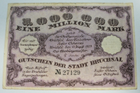 Notgeld Stadt Bruchsal 1923 1 Million Mark 1000000