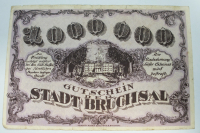 Notgeld Stadt Bruchsal 1923 1 Million Mark 1000000